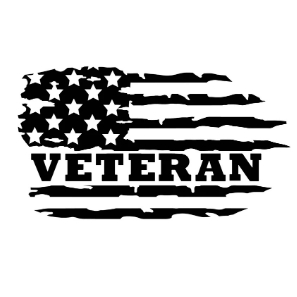 veteran in torn flag – Vinyl Concepts Online